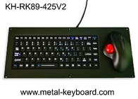 Clavier de bâti de panneau d'USB de clavier du silicone IP65 avec la souris ergonomique de boule de commande