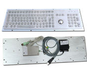 Vandale - clavier industriel de PC de la résistance IP65 avec la boule de commande en métal de 25MM