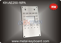 Clés industrielles personnalisables du clavier numérique 16 de kiosque d'acier inoxydable du clavier numérique IP65 d'acier inoxydable