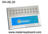Temps - clavier robuste d'acier inoxydable de preuve avec 20 clés pour le kiosque médical