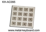 Clavier numérique rocailleux de bâti de panneau de clavier d'acier inoxydable avec 16 clés