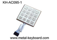 Anti- clavier d'acier inoxydable de vandale, clavier numérique extérieur d'entrée d'Access avec 16 clés