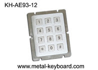 Contrôle d'accès dynamique 4 x 3 de clavier numérique en métal de matrice de points de 12 clés