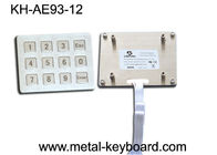 Clavier numérique rocailleux personnalisable en métal de preuve de l'eau IP65 avec 16 clés dans la disposition 4x4