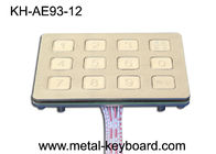 Clavier numérique extérieur en métal de kiosque d'Access de 12 clés avec la preuve de l'eau IP65