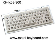 Clavier d'acier inoxydable de Touchpad de clavier d'ordinateur en métal de résistance de vandale/65 clés