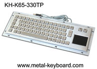 Clavier d'ordinateur industriel de support de panneau arrière avec 65 clés et Touchpad