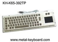 Métal industriel antipoussière de clavier d'ordinateur avec des clés de Touchpad et de souris