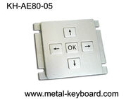 Clés personnalisables du clavier numérique 5 d'acier inoxydable pour la région industrielle de console