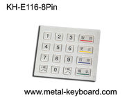 Clavier numérique rocailleux en métal avec 16 clés/clavier numérique fait sur commande picoseconde/2 de kiosque ou connecteur d'USB