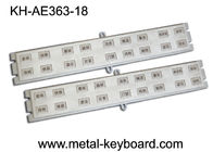 Clavier adapté aux besoins du client d'acier inoxydable de 18 clés pour le système d'Access de porte