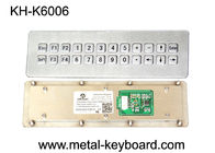 Clavier numérique imperméable adapté aux besoins du client industriel de port USB, 24 métaux rocailleux de clavier numérique de clés