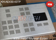 Clavier industriel résistant de vandale avec le Touchpad/grande précision de clavier de bâti de panneau de clés