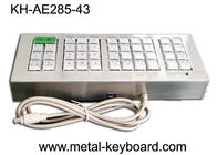 Clavier adapté aux besoins du client de kiosque en métal de 43 boutons, preuve résistante de la poussière de vandale d'acier inoxydable