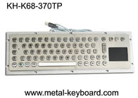 Le clavier d'ordinateur industriel de 70 clés SUS304 a balayé avec le Touchpad