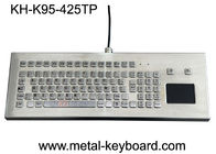 Touchpad de kiosque d'acier inoxydable de clavier d'ordinateur en métal de l'interface USB/PS2 disponible