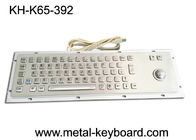 Clés industrielles imperméables d'acier inoxydable de clavier du PC IP65 65 avec la boule de commande