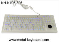 Clavier numérique de bâti de panneau de boule de commande de résine de clavier en caoutchouc de silicone de 104 clés F-N