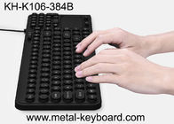 Clés industrielles robustes du clavier 106 en caoutchouc de silicone avec le Touchpad en plastique