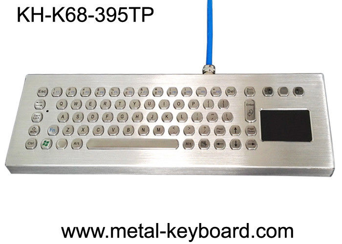 Imperméabilisez le clavier robuste, clavier d'ordinateur en métal avec la seule conception de support