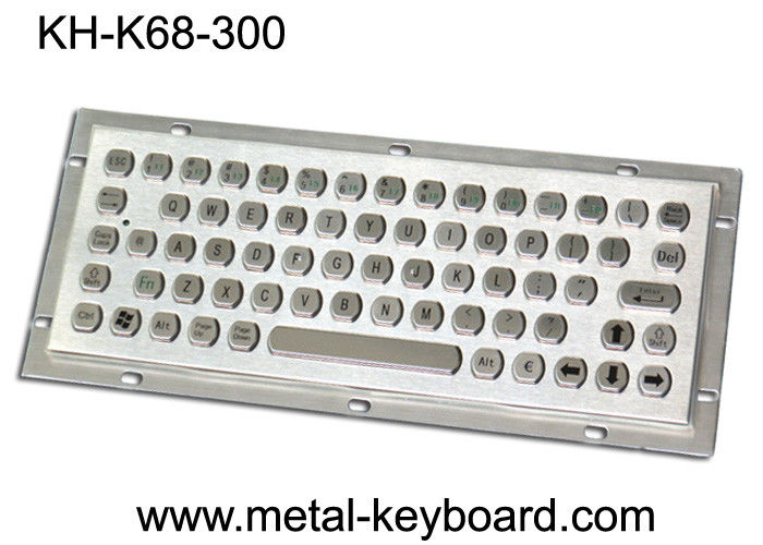 Clavier d'ordinateur industriel de kiosque en métal SUS304 avec le résistant à l'eau IP65