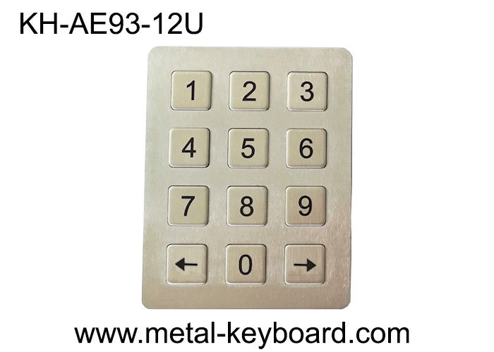 Le dôme numérique adapté aux besoins du client en métal d'interface d'USB de clavier numérique d'acier inoxydable relient la clé de carte PCB