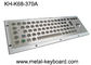 IP65 Explosion Proof Keyboard , Metal Industrial Keyboard With Trackball