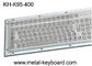 FCC 95 Keys Panel Mount Industrial Keyboard With Trackball Standard PC Layout