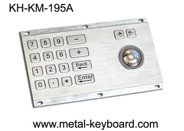 Anti- clavier métallique de Digital de kiosque de vandale avec le taux intégré de la boule de commande IP65