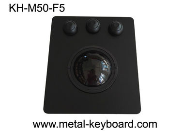 sensibilité élevée PS/2 de panneau de 50mm de boule de commande noire de bâti/interface OEM/ODM d'USB disponible