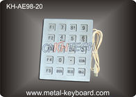 Clavier industriel d'acier inoxydable de 20 clés avec USB ou l'interface PS/2