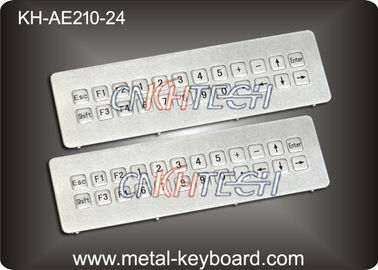 IP65 imperméabilisent le clavier industriel montable d'acier inoxydable avec 24 clés