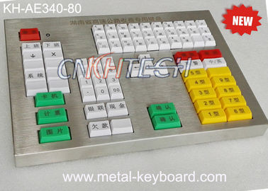 Clavier industriel en métal de personnalisation du panneau R232 pour la région de transport