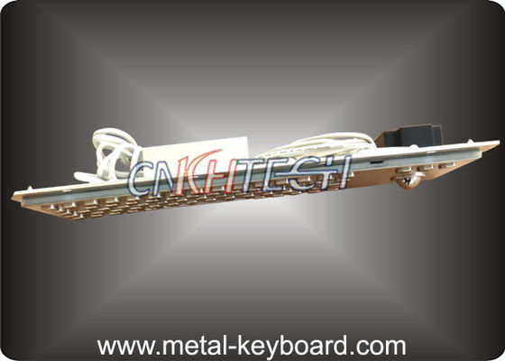 Clavier d'ordinateur industriel résistant de vandale avec la boule de commande, métal de clavier de résistant à l'eau