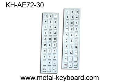 Port USB industriel de clavier en métal de résistant à l'eau de kiosque de 30 clés, disposition de personnalisation