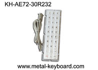 Clavier industriel en métal du port R232, clavier ip65 pour la plate-forme industrielle de contrôle