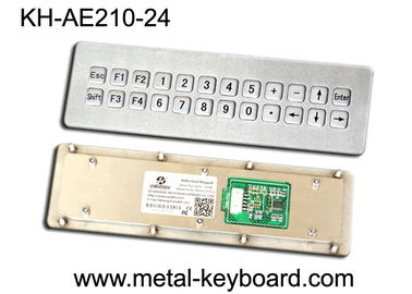 Clavier industriel imperméable dynamique de kiosque en métal de port USB avec 24 clés