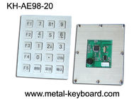 Clavier industriel d'acier inoxydable de 20 clés avec USB ou l'interface PS/2