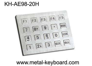 Clavier numérique industriel de kiosque d'acier inoxydable, preuve de l'eau, clavier de preuve de la poussière