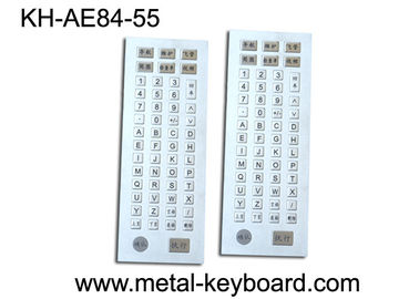 Vandale de clavier industriel en métal de 55 clés anti avec la disposition adaptée aux besoins du client