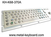 Clavier d'ordinateur industriel en métal de 70 clés avec la boule de commande/le clavier de kiosque acier inoxydable