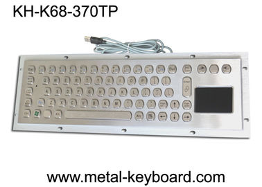 Clavier industriel de représentation stable avec des clés du Touchpad 70, clavier de Touchpad en métal