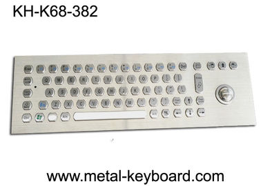 Clavier industriel métallique terminal de libre service de kiosque avec la boule de commande, USB