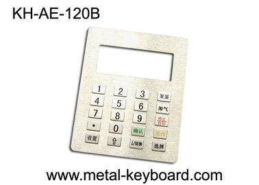 clavier numérique de bâti de panneau 4 x 5 en métal avec 20 clés dans 4x5 Matrix pour la station service