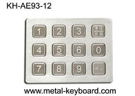 Clavier numérique industriel numérique rocailleux d'acier inoxydable dans 3 x 4 Matrix 12 clés