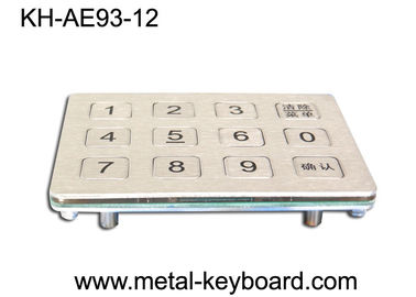 L'eau d'IP 65 de clavier numérique de Digital - rendez les clés du clavier numérique 12 en métal pour le distributeur automatique résistantes