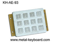 Bouton à l'épreuve du vandalisme du clavier numérique 12 en métal d'acier inoxydable de clavier numérique dans 3x4 Matrix