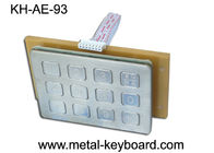 Le métal industriel 12 verrouille le pavé numérique en métal, vandale de clavier numérique d'entrée de porte anti-