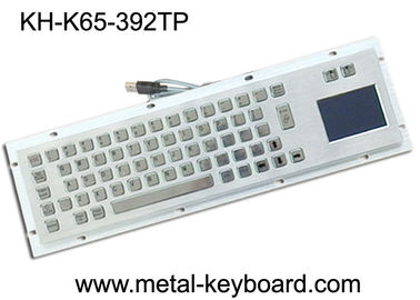Metal le clavier industriel avec le Touchpad, vandale - clavier métallique de résistance