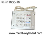 Clavier numérique à l'épreuve du vandalisme de kiosque d'acier inoxydable avec 16 clés, port USB